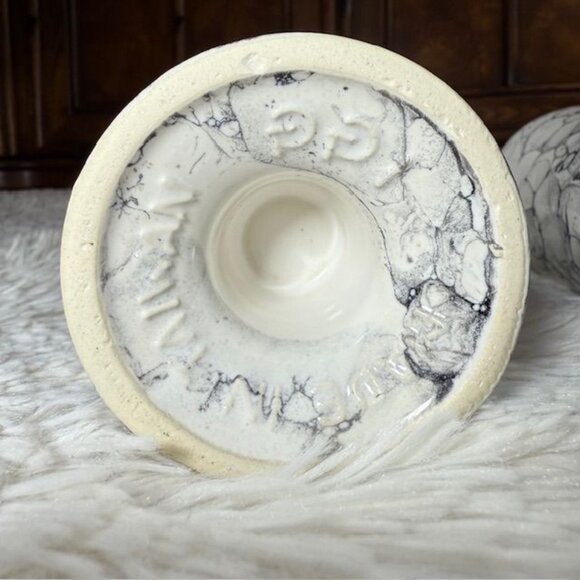 NWOT Set of 2 Marble Design Irish Coffee Cappuccino Latte Mugs - Picture 12 of 14